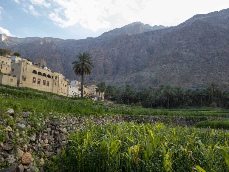 Bilad Sayt, a mountain village located in the Al Hajar Mountains, Sultanate of Oman, Middle East