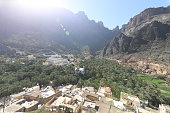 The traditional old villages of Bilad Sayt and Hatt in Al Hajar Mountains in Oman